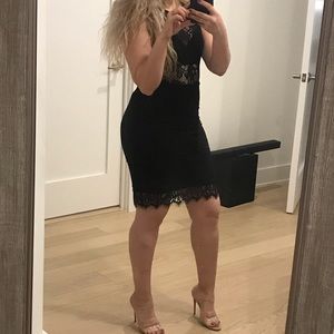 Black NBD lace dress